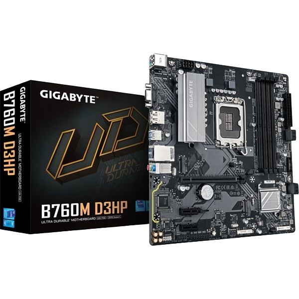 Gigabyte B760M D3HP mATX Motherboard for Intel LGA1700 CPUs